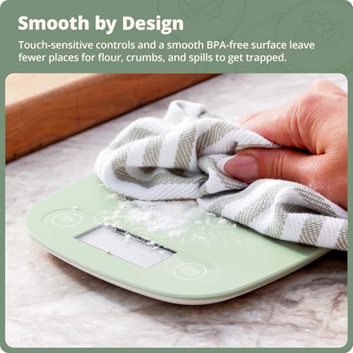 Food Scale Slim & Compact Build (Sage Green)