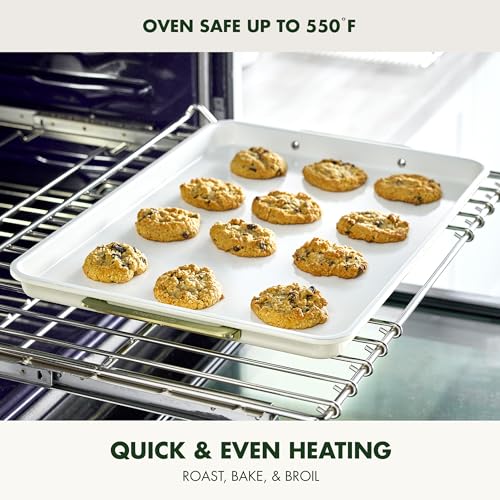 Bakeware 13"x18" Half Baking Sheet Pan (13" x 18" Half Sheet Pan / Cream)