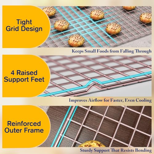 2 PCS Cooling Racks for Cooking and Baking