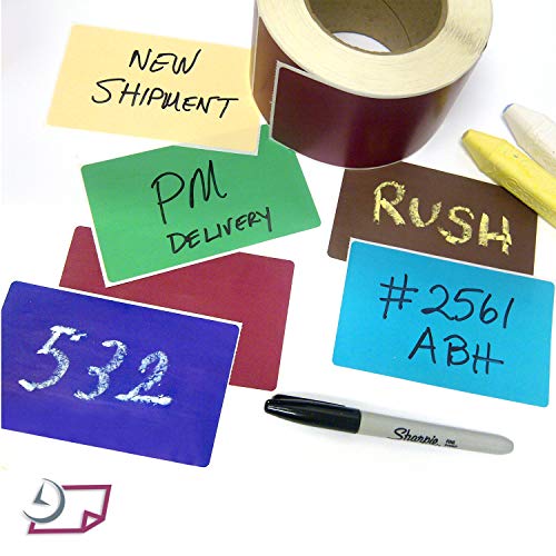500 Rectangle Stickers (Brown)