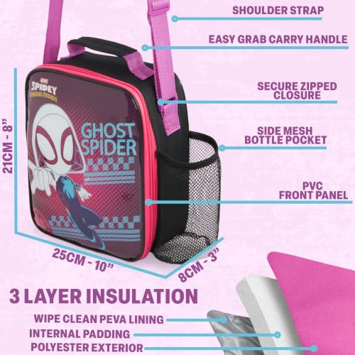Ghost Spider Girls Lunch Box 3Pc Set (Multi Ghost Spider)