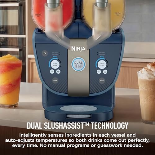 SLUSHi Twist Smart Frozen Drink Maker with Dual SlushAssist (SLUSHi Twist Dual)