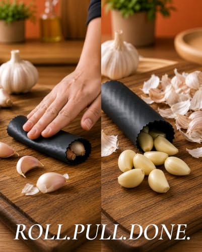 Large Premium Garlic Press Set