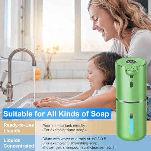 Automatic Liquid Soap Dispenser Touchless (Green / Liquid)