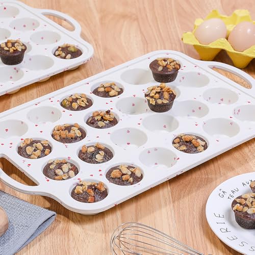 Mini Muffin Pan (Creamy Heart / 24-Cup Mini)