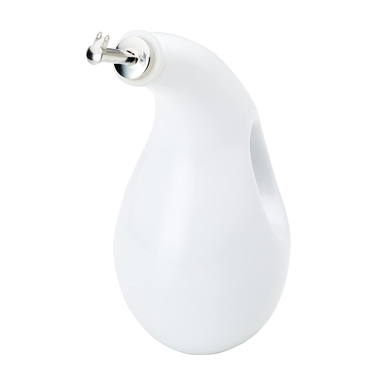 Ceramic EVOO Oil and Vinegar Dispenser Bottle (White / 24 Ounces)