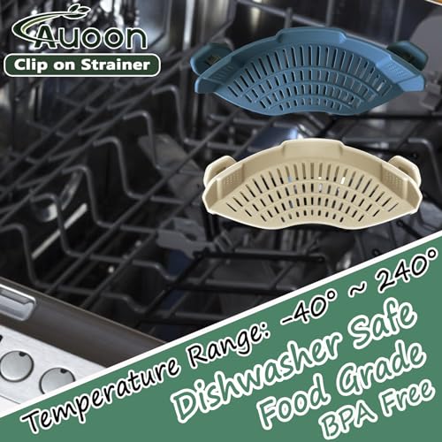 Pasta Strainer Clip on Silicone (MilkShake / Standard 8.86 x 3.55 in)