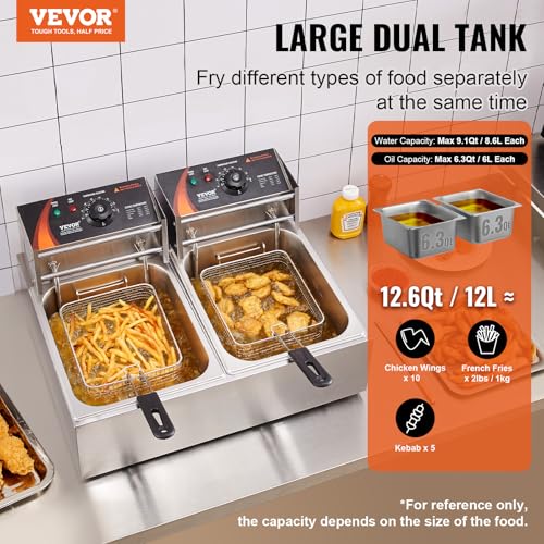 Commercial Deep Fryer (Deep Fryer / Double Fryer)