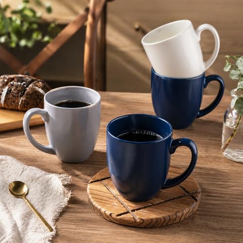 16 oz Coffee Mugs Set of 6 (Multi-Color3)