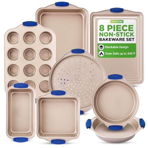 8 Piece Nonstick Bakeware Set (8 Pieces Set)