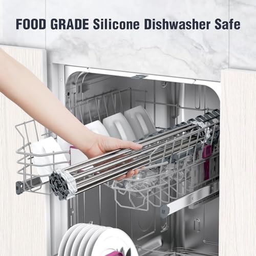 Roll Up Dish Drying Rack Over Sink