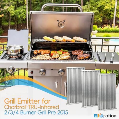 3 Pack Grill Emitter for Charbroil Commercial Tru (18 7/16"(3-Pack))