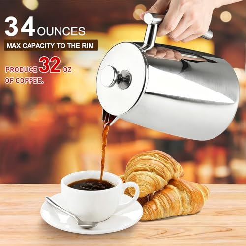 French Press Coffee Maker (34-Ounce)
