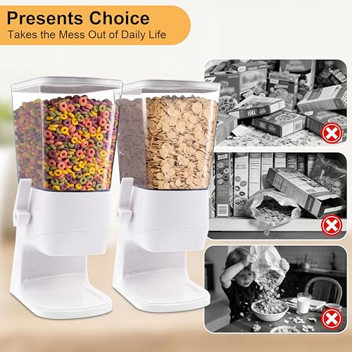Cereal Dispenser Countertop (White / Small)