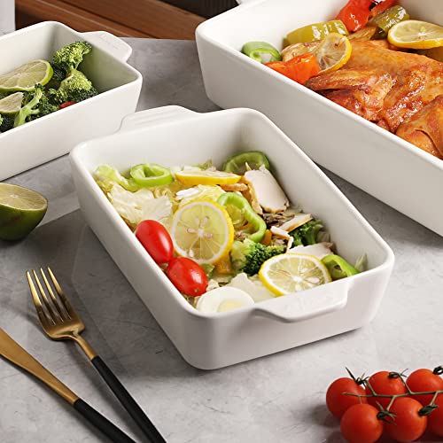 Sweejar Ceramic Bakeware Set (3 Count)