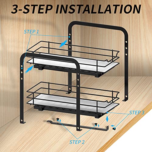 Spice Rack Organizer for Cabinet
