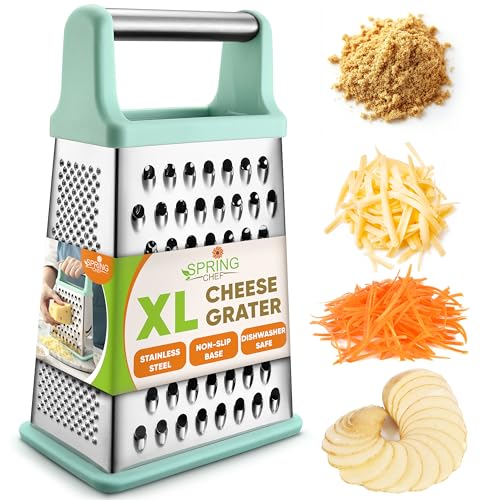 Stainless Steel XL Cheese Grater for Kitchen