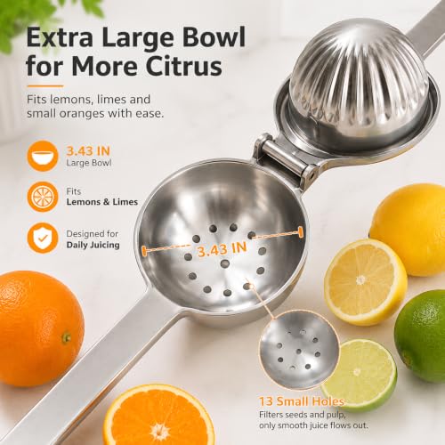 Ex Large Lemon Squeezer (Silver / Extra Large)