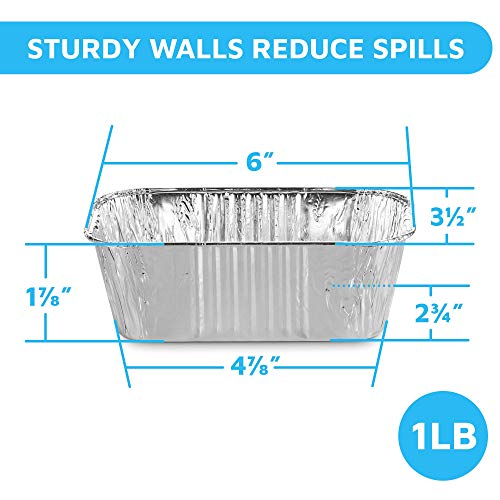Aluminum Disposable Loaf Pans (50 Count)