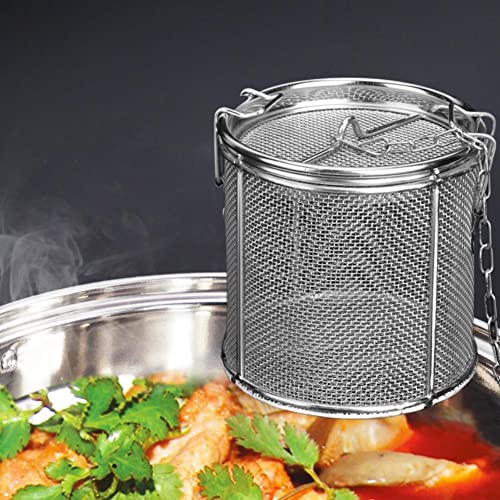 Stainless Steel Tea Ball Strainer and Filter with Hook