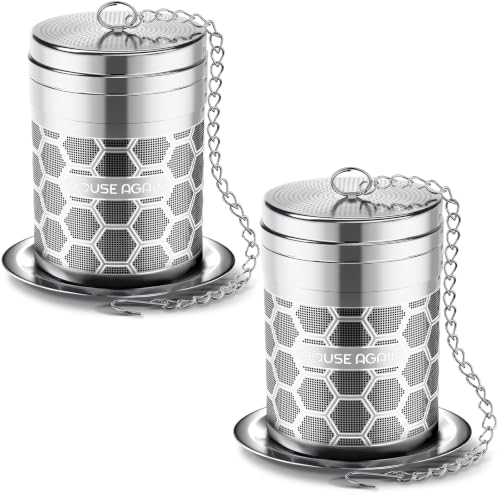 2 Pack Large Tea Infusers (Medium × 2 / Hexagon)