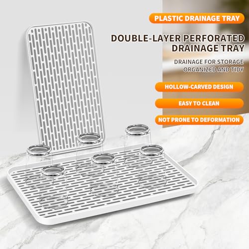 Plastics Drain Tray (White / 15.4 x 9 x 1 in)