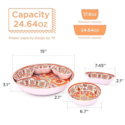 Taco Bar Serving Set (Orange)