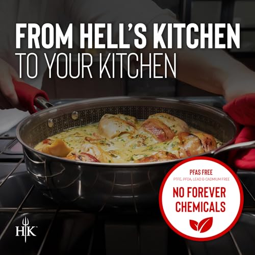 Hybrid 4 Qt Sauté Pan and lid (4 Quarts)