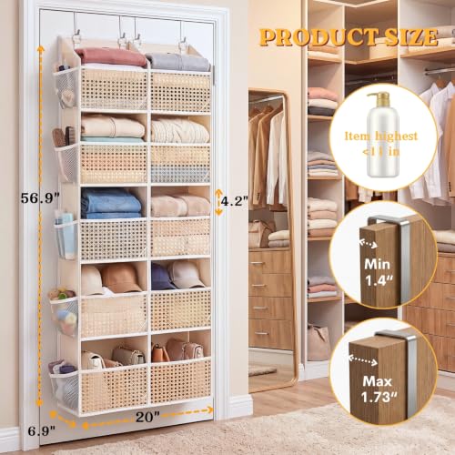 Over The Door Organizer 5 Tiers (Braided - 5 Tiers)