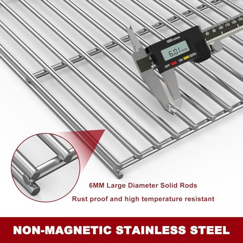 Griddle Grill Grate Replacement Parts for Blackstone 28"Griddle Grill (17.35x 13.75 / Silver)