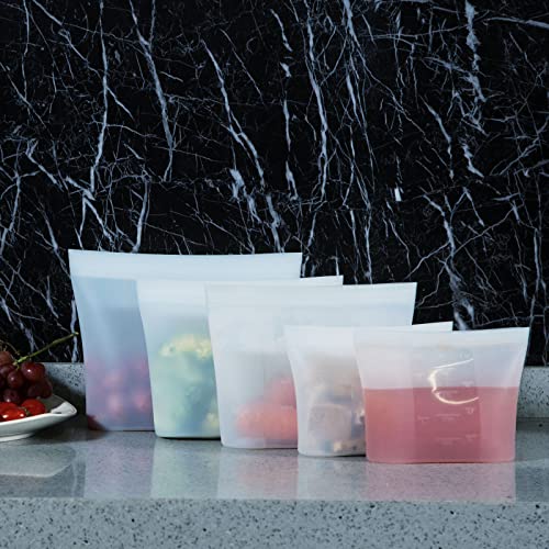 Reusable Silicone Food Storage Bag (2 Medium Set)