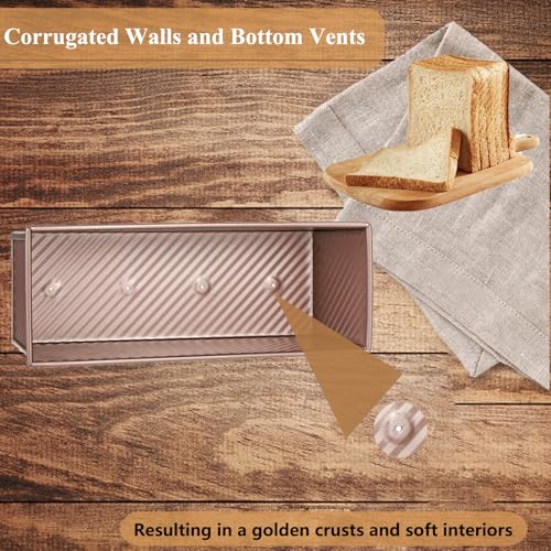 Pullman Loaf Pan with Lid 13x4