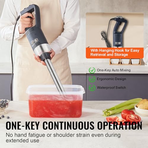 Commercial Immersion Blender (500Watt 16inch)