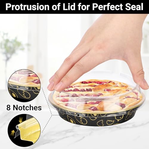 Disposable Ramekins (Black/Gold)