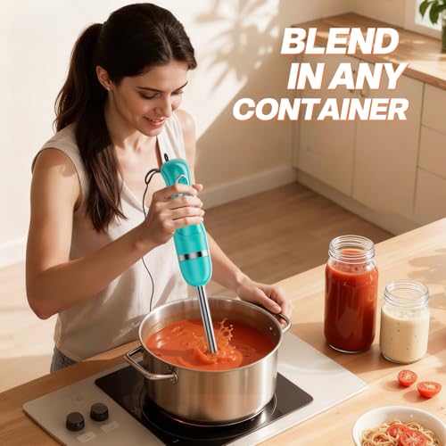 Immersion Blender Corded 400W (Cyan Blue / single)
