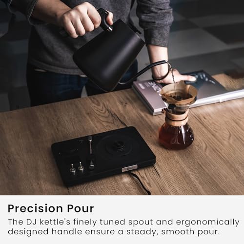 DJ Electric Gooseneck Kettle (1 Quarts / Black)