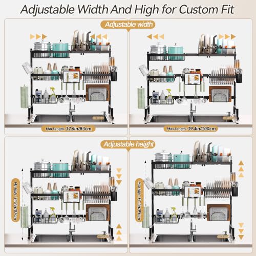 Over Sink Dish Drying Rack