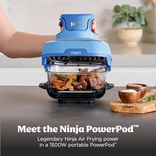 Crispi Glass Air Fryer (Electric Cobalt)