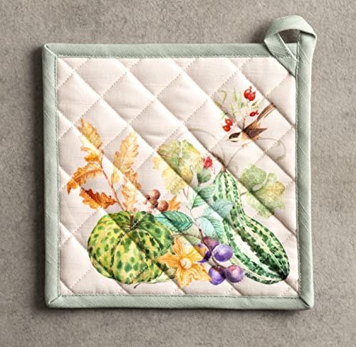 Pot Holders 100% Cotton Potholders (085 - Lumina / 8" x 8" (Pot Holder Pack of 1))