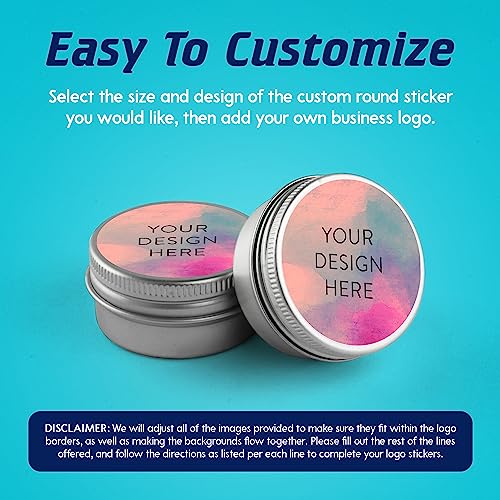 100 Custom Vinyl Stickers (100 Count)