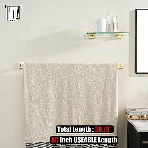 Gold Towel Bar (32.36 Inch / Brushed Gold)