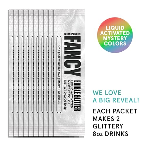 Mystery Colors Edible Glitter Packets 2 Pack