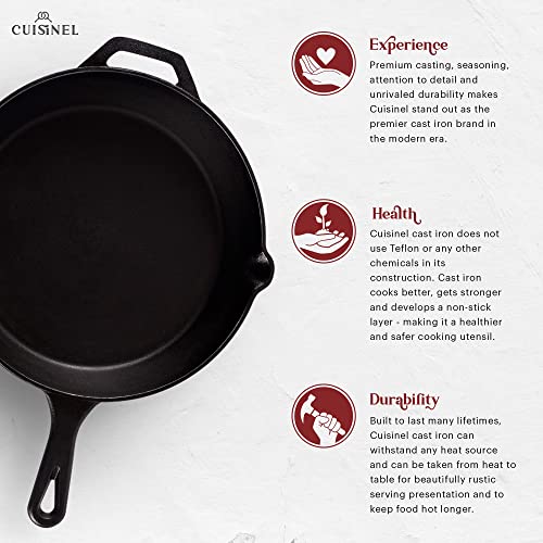 12‑Inch Cast Iron Skillet (12")