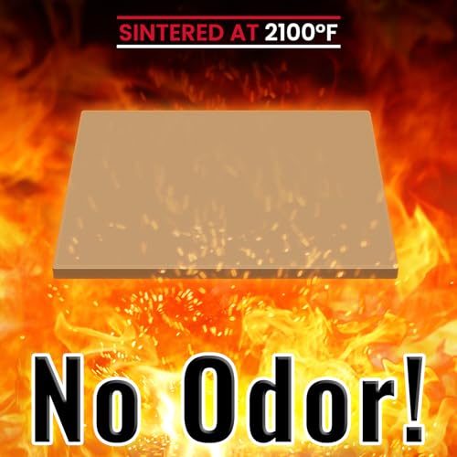 2PCS Pizza Stones for Oven and Grill (15" x 12" (2 Pack))