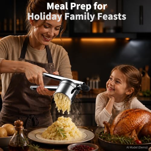 15oz Stainless Steel Potato Masher Ricer (SPR-B)