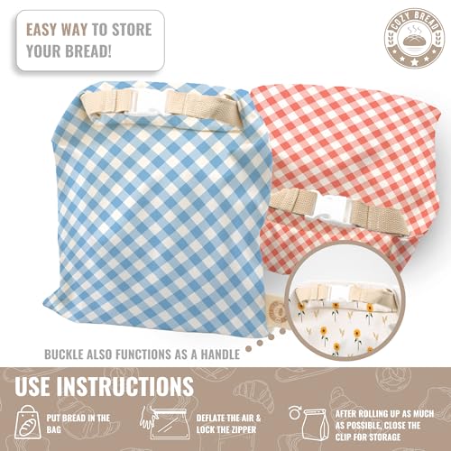 Reusable Bread Bag Set for Home Bakers (2 Count)