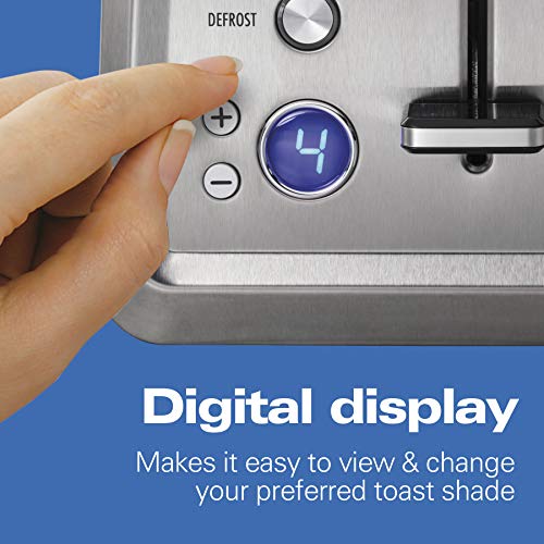 2 Slice Toaster with Digital Read Out (Digital with Defrost Function / Stainless Steel)