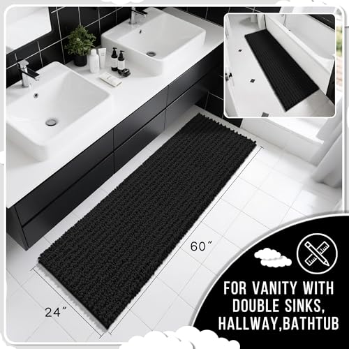 Bathroom Runner Rug 60x24 Inch (10.0333 Sq Ft)