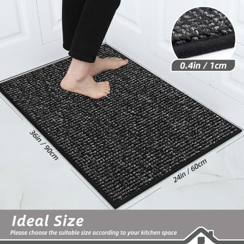 Kitchen Rugs 24"x36" (Black / 24" X 36" (Rectangular))