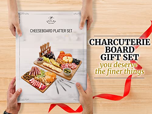 Zulay Charcuterie Board Set Large (Platter Set)